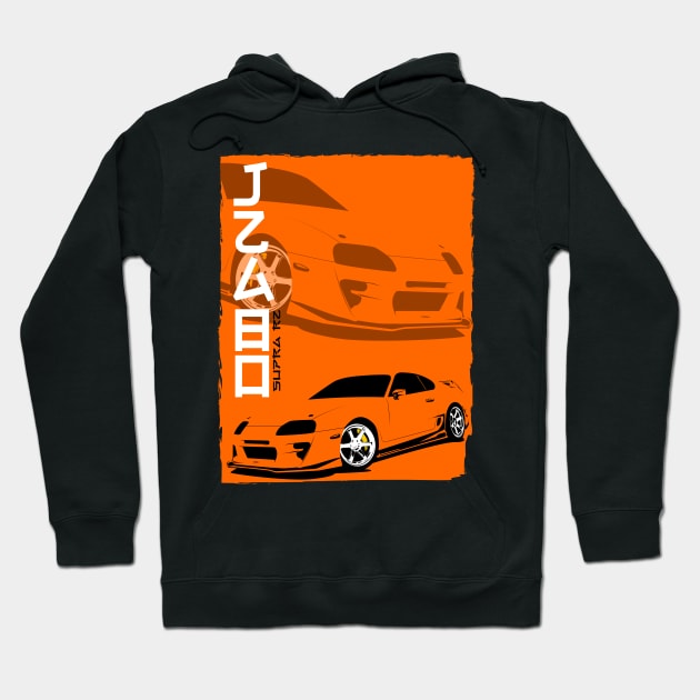 Supra RZ JZA80 Hoodie by gaplexio